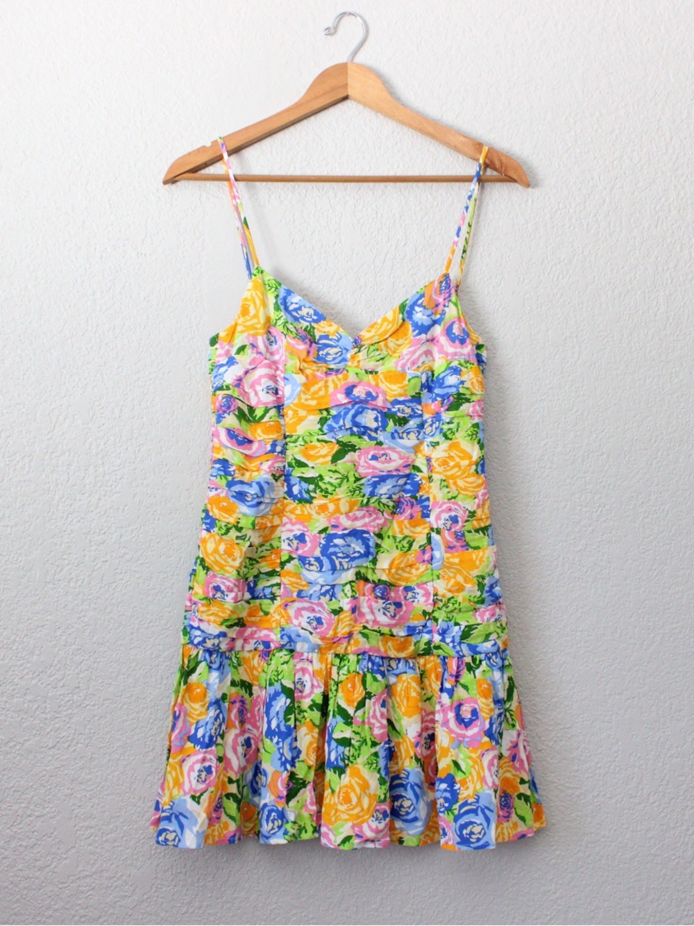 Zara Floral Ruched Mini Dress